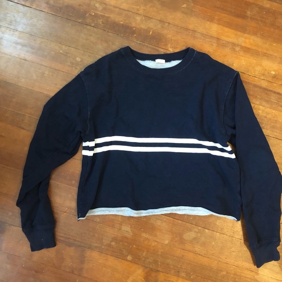 Brandy Melville Sweaters - Brandy Melville Striped Crewneck